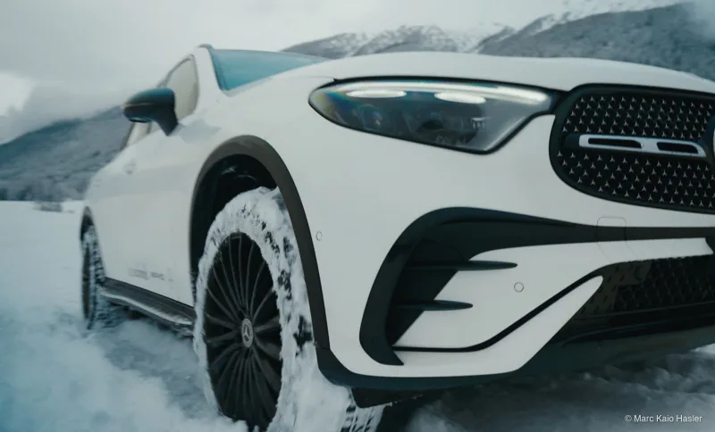 In the snow, Silvaplana, Switzerland, 2025